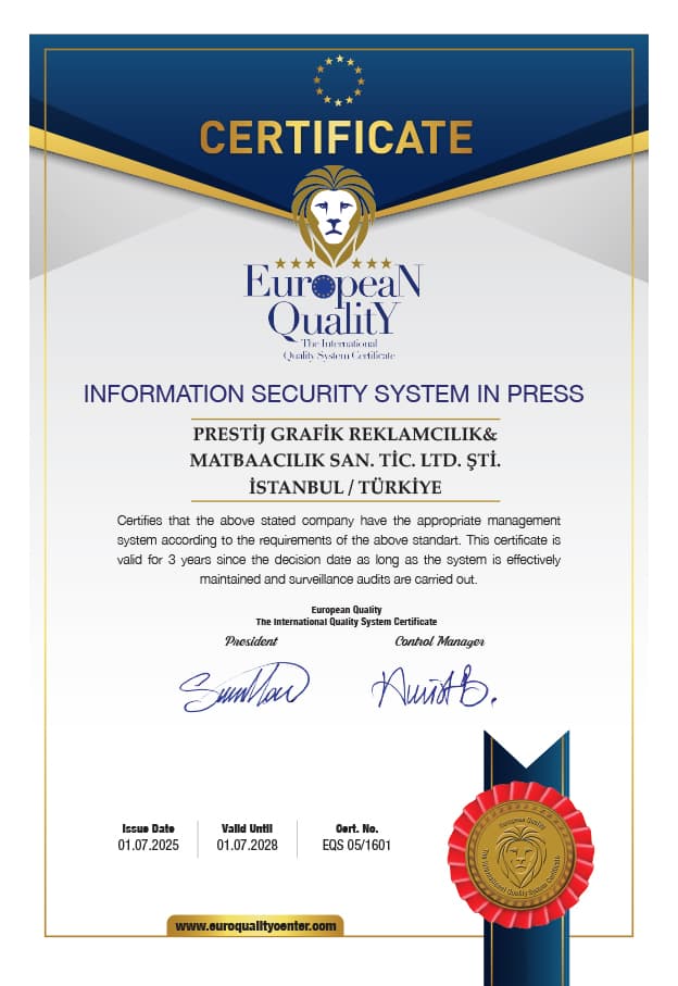 Information Security System in Press