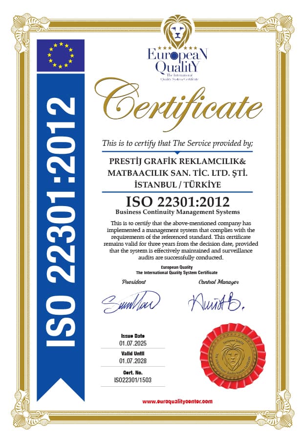 ISO 22301:2012