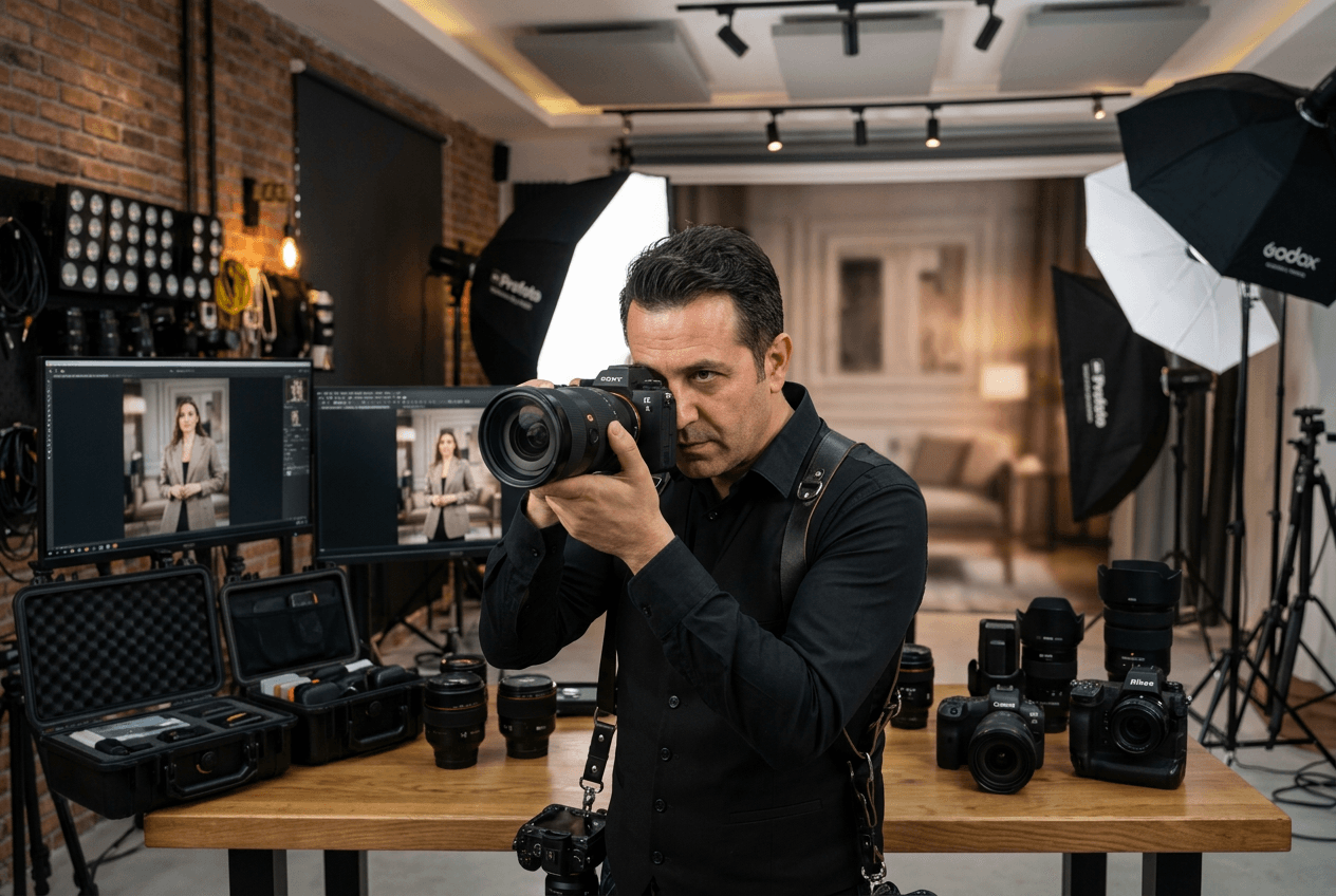 Prestij fotoğraf stüdyosu ve ekipmanları